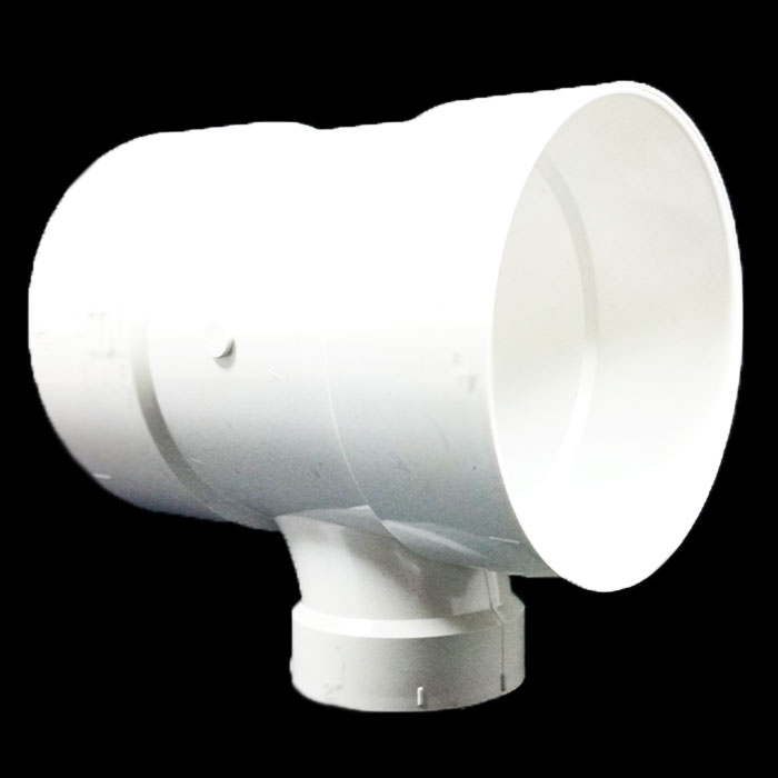 RED.TEE PVC DWV 4 X 2 CR.